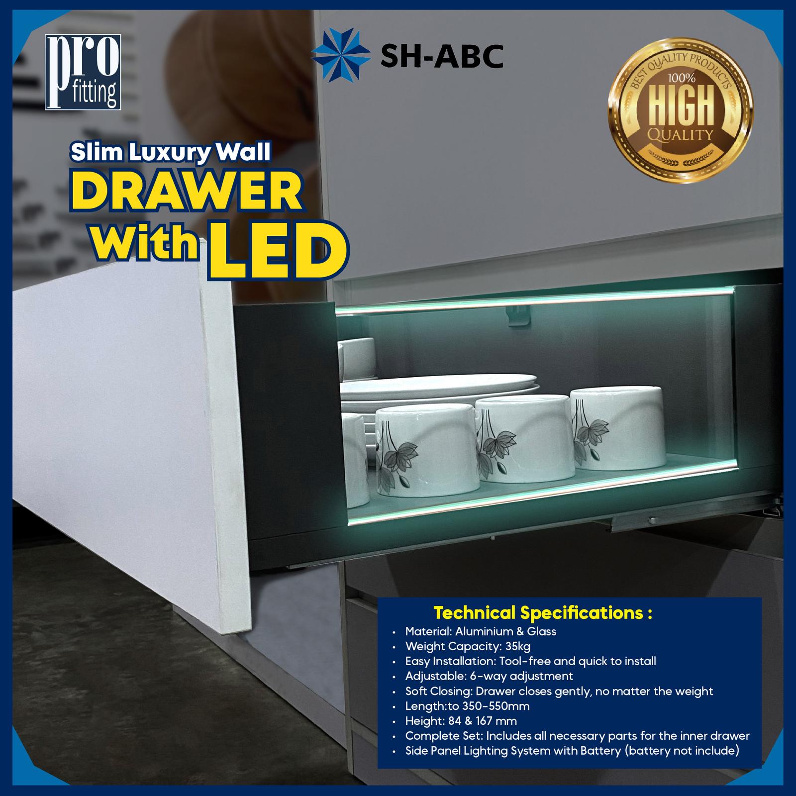 CBZ Box Drawer With LED Side Panel SH-ABC