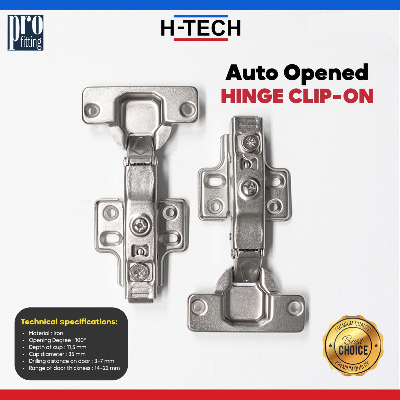 Engsel Sendok Lemari Push to Open Auto Opened