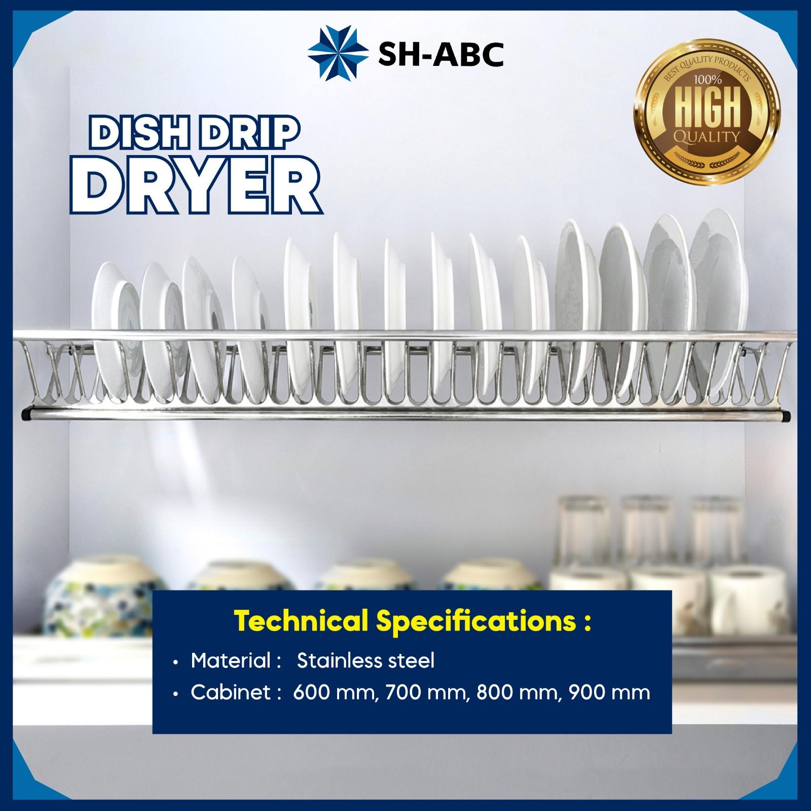 Rak Piring Dapur Kabinet Atas Tempat Penyimpanan gelas, mangkok, piring Kitchen set