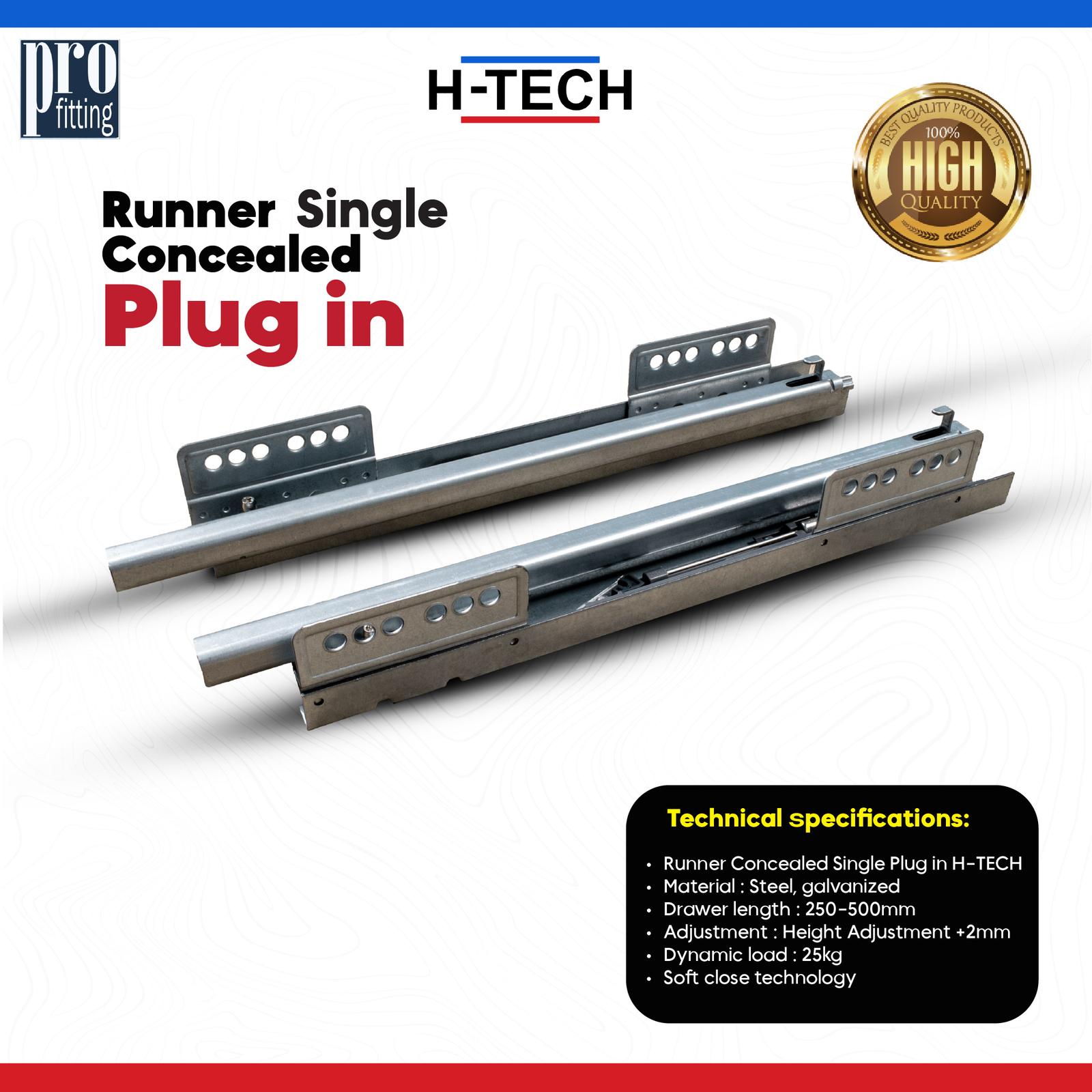 Rel laci Concealed Single Plug in Slowmotion H-TECH